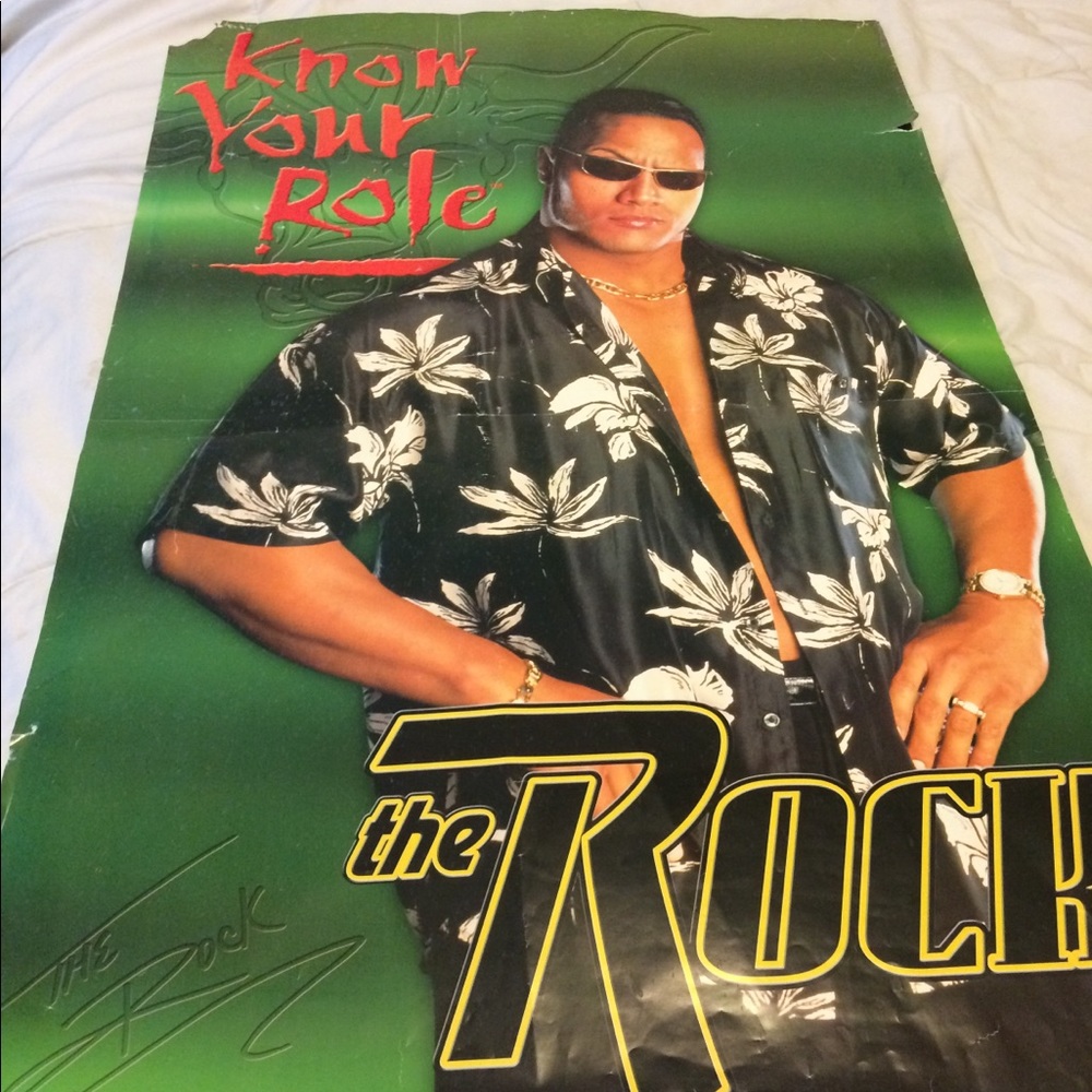 WWF Wall Poster “The Rock”